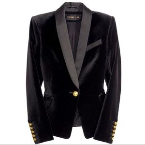 NEW Balmain x H&M black velvet blazer SIZE 8 NWT